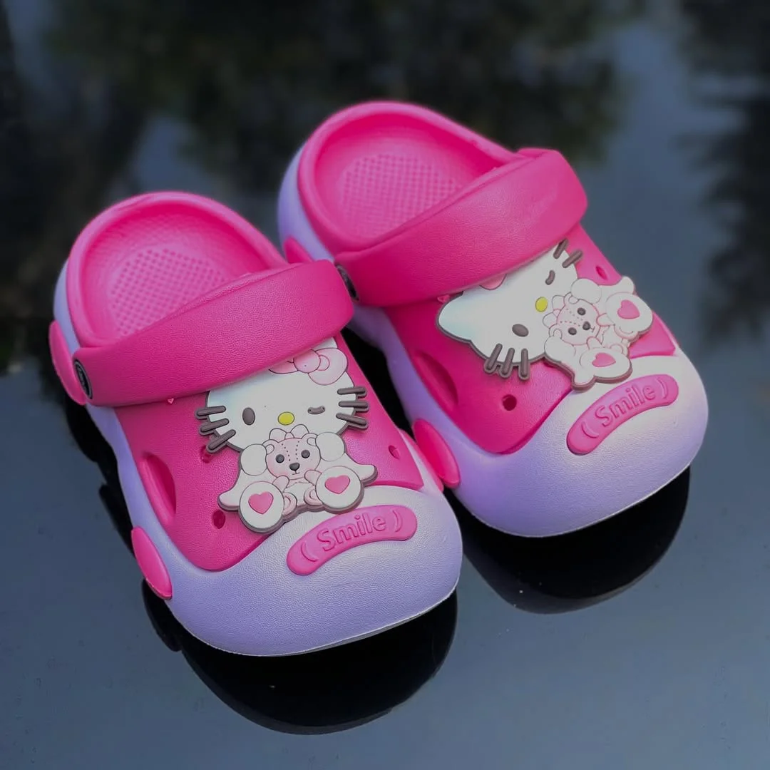 Pink Kitty EVA Slip-On Clogs - View 6