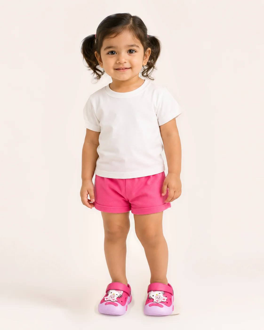 Pink Kitty EVA Slip-On Clogs - View 2